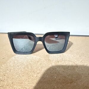 Toms Black Square Sunglasses